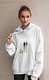 Uzaklardaki Yakın Dostlar Unisex Kapşonlu Sweatshirt Kapşonlu