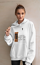 Pencerede Saklı Düşler Unisex Kapşonlu Sweatshirt Kapşonlu