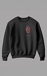 Anatomik Kalp Unisex Sweatshirt