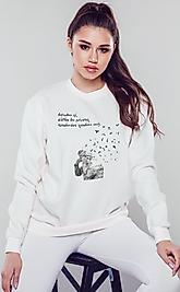 Kendine Yolculuk Unisex Kapşonlu Sweatshirt Kapşonsuz