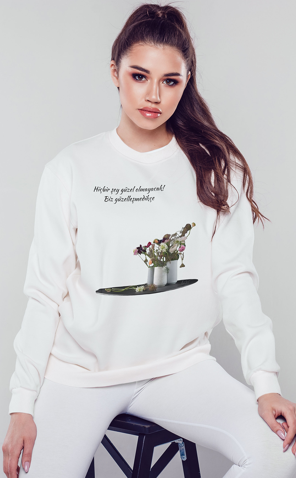 Güzelleşen Doğa Unisex Kapşonlu Sweatshirt