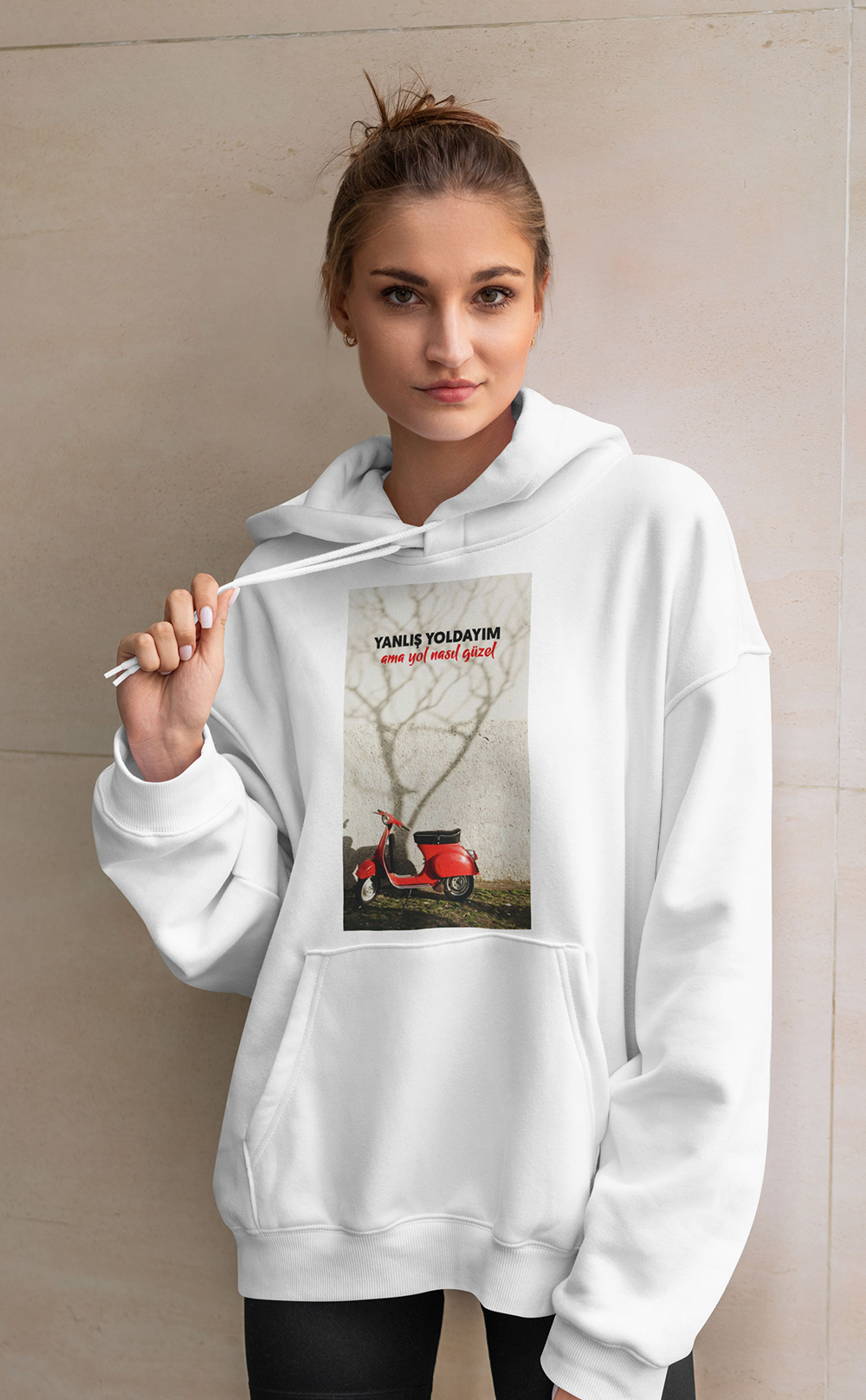 Yanlış Yolda Unisex Kapşonlu Sweatshirt